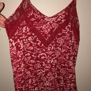 Floral tank top